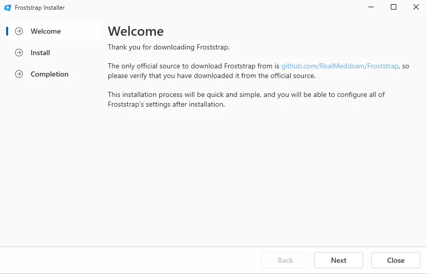 Froststrap Installer